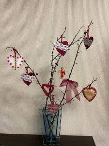 Мастер-класс: декоративное дерево ко Дню всех влюблённых