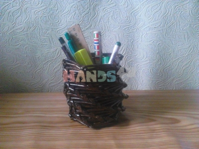 Подставка для карандашей из дерева, бумаги или картона: как сделать по чертежам