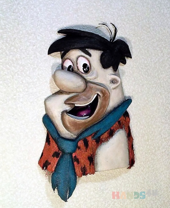 Купить Flintstones Декоративная маска, Интерьерные маски, Для дома и интерьера ручной работы. Мастер   (bighamster69) . папье маше
