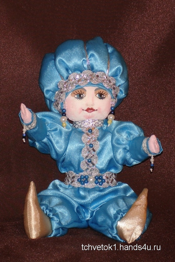 Купить Махарадж в голубом, Текстильные, Коллекционные куклы, Куклы и игрушки ручной работы. Мастер Светлана Сычева (Tchvetok1) . 