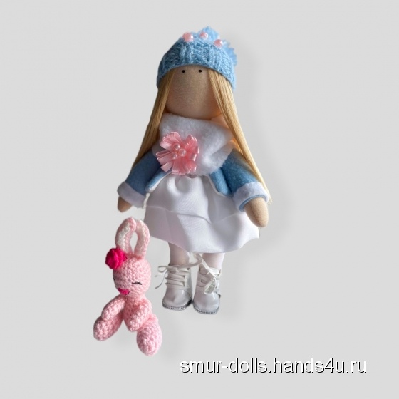 Купить Интерьерная кукла Снежка, Куклы Тильды, Куклы и игрушки ручной работы. Мастер Марина Клинова (smur-dolls) . кукла