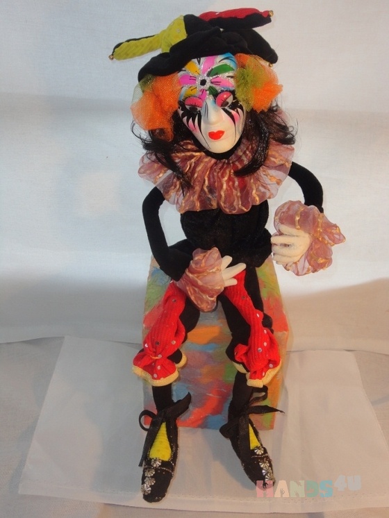 Купить Клоун короля, Смешанная техника, Коллекционные куклы, Куклы и игрушки ручной работы. Мастер Gvanca Nikuradze (Gvanca) . 