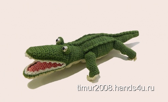 Купить Крокодил, Другие животные, Зверята, Куклы и игрушки ручной работы. Мастер Наталья Мех (timur2008) . 