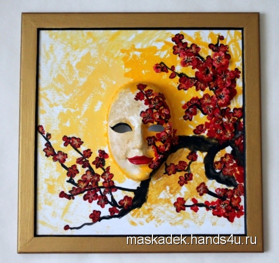 Купить Дыхание весны, Интерьерные маски, Для дома и интерьера ручной работы. Мастер Ксения Шульженко (maskadek) . 