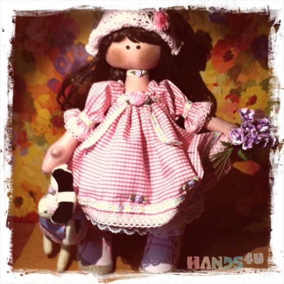 Купить Текстильная девочка, Куклы и игрушки ручной работы. Мастер Алиса Д. (alice-d) . авторская кукла