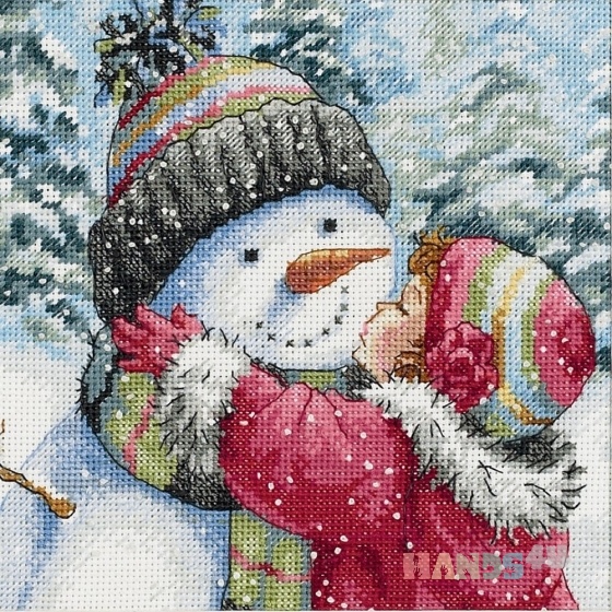 Купить Поцелуй для снеговика, Снеговики, Новый год, Подарки к праздникам ручной работы. Мастер Полина Виноградова (pol2540) . новый год
