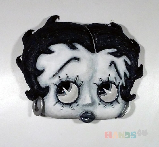 Купить Betty Boop Декоративная маска, Интерьерные маски, Для дома и интерьера ручной работы. Мастер   (bighamster69) . бетти буп