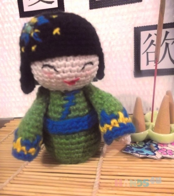 Купить Японская куколка кокэси (кокеши) по имени Сунако, Народные куклы, Куклы и игрушки ручной работы. Мастер Ирина Каштанова (Chestnot) . кокэси амигуруми