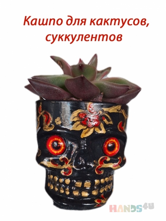 Купить Черепок горшочек для суккулентов, Роспись, Цветочные горшки, Цветы и флористика ручной работы. Мастер аина Журович (aiika) . кашпо для кактуса