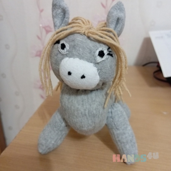 Купить Игрушка пони из трикотажного полотна, Куклы и игрушки ручной работы. Мастер Елена Бабиченко (Helen66) . авторская игрушка