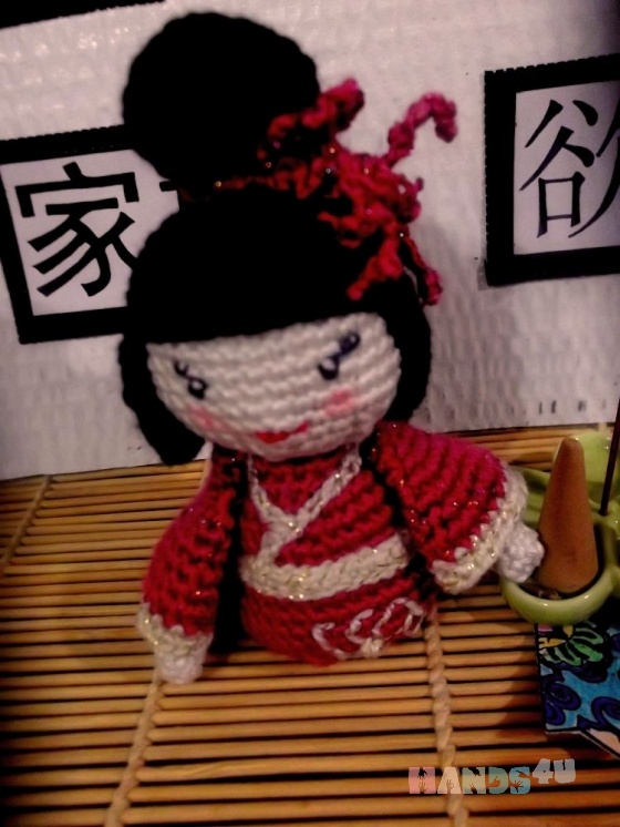 Купить Японская куколка кокэси (кокеши) по имени Юки , Народные куклы, Куклы и игрушки ручной работы. Мастер Ирина Каштанова (Chestnot) . кокэси амигуруми