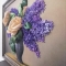 Купить Сирень в вазе, Картины цветов, Картины и панно ручной работы. Мастер любовь солдатова (soldatova-67) . вышитая картина
