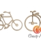 Купить Декоративный элемент Два велосипеда (2 шт), Промышленные, Декоративные элементы, Декупаж и роспись ручной работы. Мастер   (cheap-art) . 