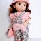 Купить Малышка в розовом костюме, Текстильные, Коллекционные куклы, Куклы и игрушки ручной работы. Мастер Светлана Половникова (Cdtnbr999) . авторские подарки ручной работы