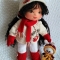 Купить Зимняя девочка Рябинка кукла вальдорфская с другом Зайкой, Вальдорфская игрушка, Куклы и игрушки ручной работы. Мастер Наталия Морозова (Natali) . вальдорфская кукла