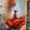 Купить Картина Танцовщица Фламенко 30х40см мало холст, Люди, Картины и панно ручной работы. Мастер Кристина Spice-Art (Spice-Art) . 