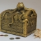 Купить Копилка для монет Сундук с осминогом золото, Копилки, Сувениры и подарки ручной работы. Мастер юрий кулешов (ykuleshov61) . 