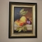 Купить Картина вышитая крестиком Натюрморт с персиком, Натюрморт, Картины и панно ручной работы. Мастер Юлианна  (Yulianna3) . авторская ручная вышивка