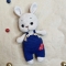 Купить Вязаная игрушка Зайчик в штанишках, Зайцы, Зверята, Куклы и игрушки ручной работы. Мастер Ольга Ершова (olka25) . вязаная ручная работа