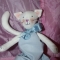 Купить Кошечка  в стиле Тильда эксклюзивный подарок, Куклы Тильды, Куклы и игрушки ручной работы. Мастер Анна Смуглянова (AnnaNik90) . голубой
