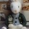 Купить Интерьерная игрушка Белый кролик, Зайцы, Зверята, Куклы и игрушки ручной работы. Мастер Жанна Сиротина (Zhannet19) . 