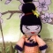 Купить Японская куколка кокэси (кокеши) по имени Лотос, Народные куклы, Куклы и игрушки ручной работы. Мастер Ирина Каштанова (Chestnot) . кокэси амигуруми