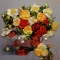 Купить Картина лентами - Розы со сливками  , Картины цветов, Картины и панно ручной работы. Мастер   (lentami) . 