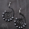 Серьги "Черный жемчуг"