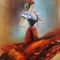 Купить Картина Танцовщица Фламенко 30х40см мало холст, Люди, Картины и панно ручной работы. Мастер Кристина Spice-Art (Spice-Art) . 
