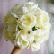 Купить Белые розы , Букеты для невест, Цветы, Свадебный салон ручной работы. Мастер Dilyara SIN (Dilyara-SIN) . 