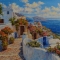 Купить Картина Греция, Пейзаж, Картины и панно ручной работы. Мастер Ирина Борисова (a7l7f7a7) . масло холст