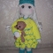 Купить Авторская кукла Анна с медвежонком, Смешанная техника, Коллекционные куклы, Куклы и игрушки ручной работы. Мастер Татьяна Чехова (Tatka3003) . 