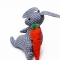 Купить Заяц с морковкой, Зайцы, Зверята, Куклы и игрушки ручной работы. Мастер Гольфстрим Благотворительный фонд (Golfstream) . зайка