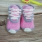 Купить Пинетки-кроссовки для девочки , Пинетки, Для новорожденных, Работы для детей ручной работы. Мастер Татьяна Солдатова (Tatyana1908) . 