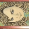 Купить Портрет-  песочная фреска, Люди, Картины и панно ручной работы. Мастер Руслан  (RusLan) . кварцевый песок