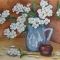 Купить Букет жасмина, Картины цветов, Картины и панно ручной работы. Мастер Алла Новикова (mammi5) . 