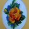 Купить картина бисером желтая роза, Картины цветов, Картины и панно ручной работы. Мастер Юля Беляева (juliana04) . розы