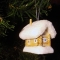 Купить Ёлочная игрушка Заснеженный домик, Новогодние сувениры, Новый год, Подарки к праздникам ручной работы. Мастер Виктор  (Vikont1970) . натуральное дерево