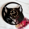 Купить Часы настенные Морда черного кота , Настенные, Часы для дома, Для дома и интерьера ручной работы. Мастер Натали Рыбка (StudioN) . 