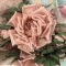 Купить Брошь-заколка роза Пудра Цветы из ткани, Текстильные, Броши, Украшения ручной работы. Мастер Лариса Шушпанова (LShushpanova) . браслет с цветами