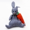 Купить Заяц с морковкой, Зайцы, Зверята, Куклы и игрушки ручной работы. Мастер Гольфстрим Благотворительный фонд (Golfstream) . игрушка мягкая