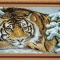 Купить Тигр в лесу, Животные, Картины и панно ручной работы. Мастер Надежда Воробьева (nadezhda46) . мулине хлопок
