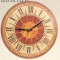 Часы настенные "Солнце Италии" круглые терракота